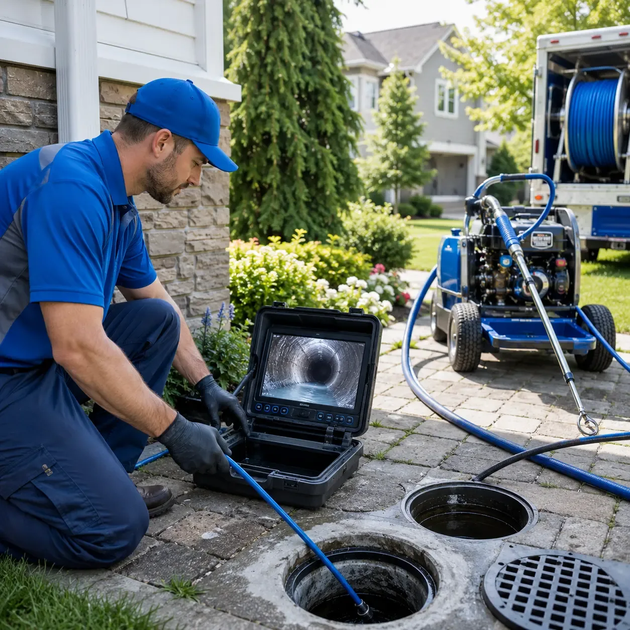 Outdoor drain cleaning professionals serving Glade Hill, VA